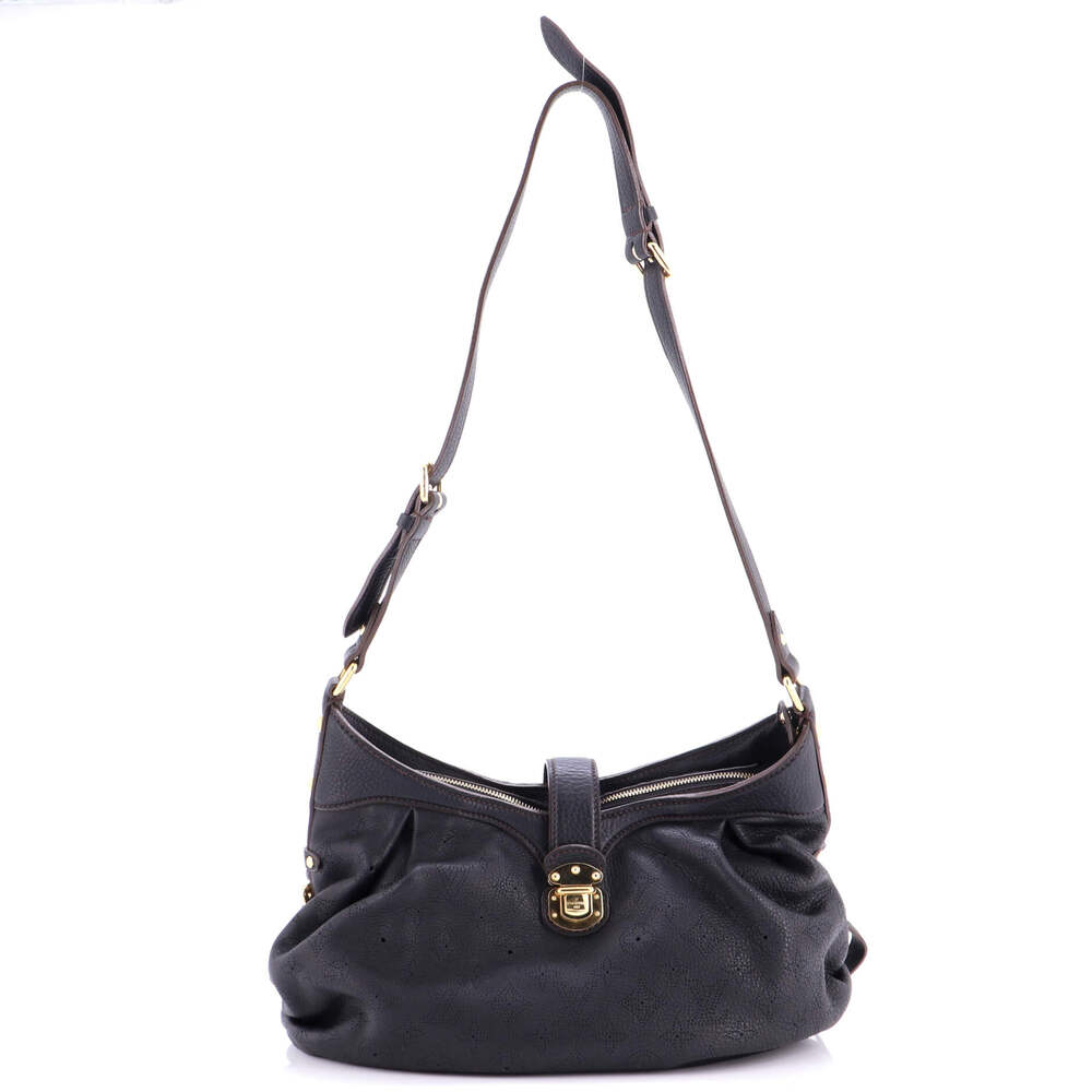 Louis Vuitton L Hobo Mahina Leather #240176L14B - Picture 1 of 8
